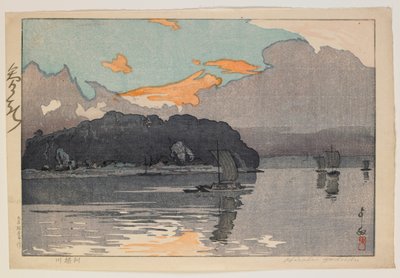 Río Tone - Día, era Taisho de Hiroshi Yoshida