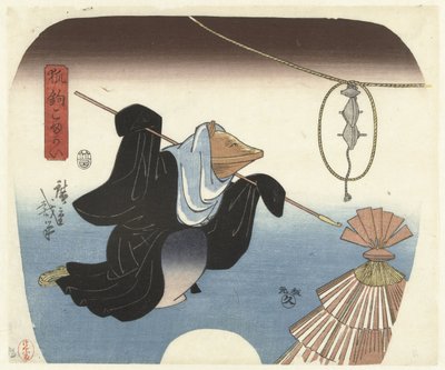 en Vossenval Fotograma clave de Fox en el exterior (objeto de sonido de sangre CT) de Hiroshige (I) , Utagawa