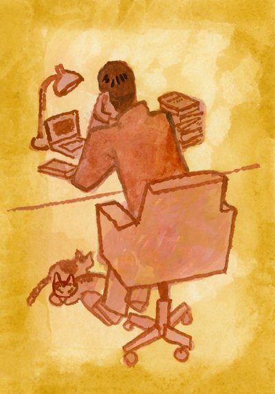 Un novelista que escribe manuscritos, 2016 de Hiroyuki Izutsu