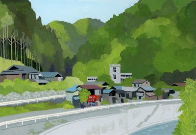 Comedor en el pueblo de montaña, 2016 de Hiroyuki Izutsu