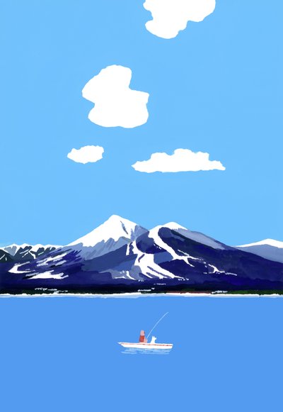 Montañas y lagos de Hiroyuki Izutsu