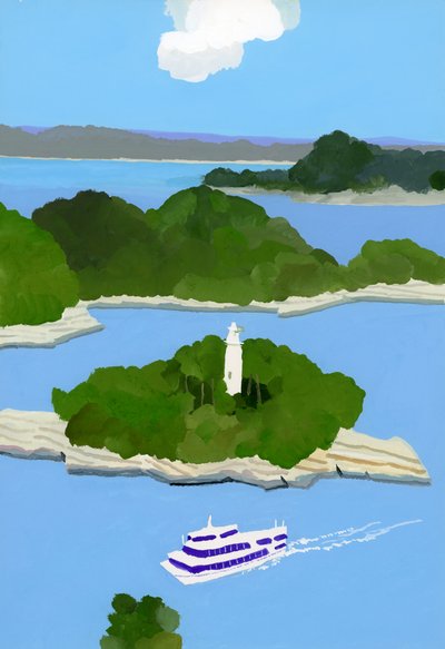 Barco turístico de Hiroyuki Izutsu