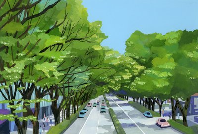 Tokio, Omotesando, Harajuku de Hiroyuki Izutsu