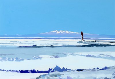 Barco de Hielo a la Deriva de Hiroyuki Izutsu
