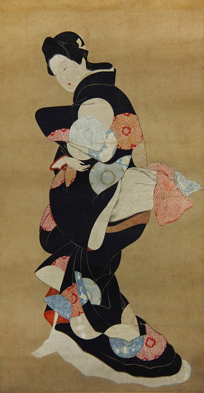 Bailarina de Hishikawa Moronobu