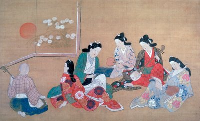 Fiesta musical, c1690 de Hishikawa Moronobu
