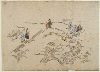 Yoshiwara no Tei, c.1680 de Hishikawa Moronobu