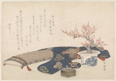 Bodegón con koto de Hishikawa Sori