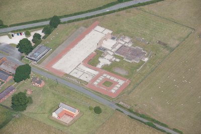 Baños de la ciudad romana de Wroxeter, Shropshire, 2015 de Historic England