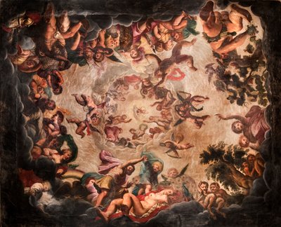 Techo de la Sala Elysium, Castillo de Bolsover, Derbyshire, c. 1980-c. 2017 de Historic England Staff Photographer