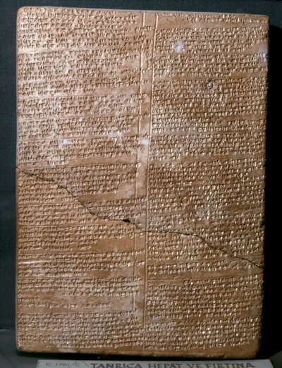 ARTE ORIENTAL ANTIGUO (hitita): Tablilla cuneiforme en lengua hitita. Ba... de Hittite