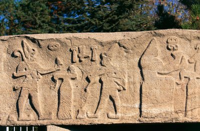 Bajorrelieve de Kultepe (Kanesh), Capadocia, Turquía, Civilización hitita, 3er milenio a.C. de Hittite