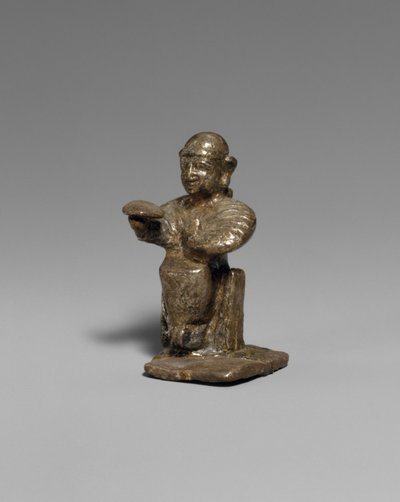 Mujer sentada, c. siglo XIV-XIII a.C. (plata) de Hittite