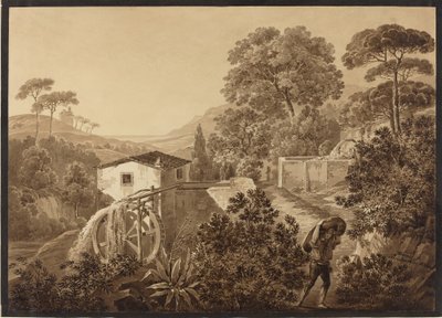 Paisaje Italiano con un Molino de Agua de Hélène Boutourlin