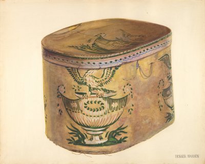 Caja de sombreros, c. 1939 de Holger Hansen