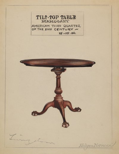 Mesa basculante de Holger Hansen