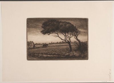 Paisaje otoñal de Holger Valdemar Rasmussen Magaard