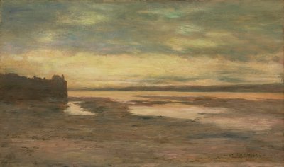 Tarde en el Támesis, ca. 1876 de Homer Dodge Martin