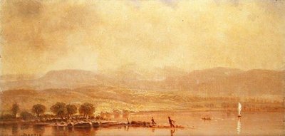 Mañana brumosa en el río Hudson de Homer Dodge Martin