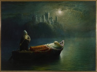 La muerte de Elaine, 1877 de Homer Watson