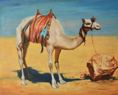 Camello del desierto atado de Hongtao Huang