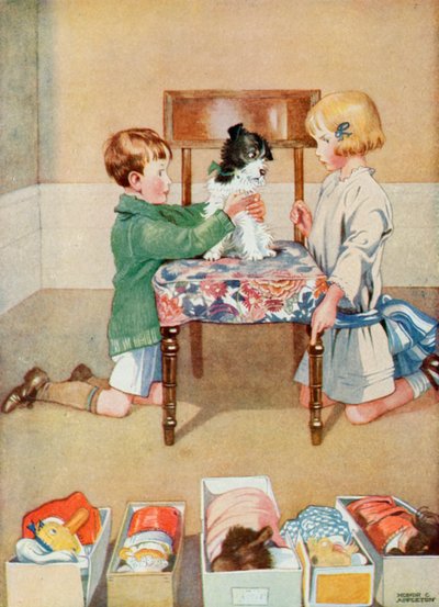 Ilustración para el cumpleaños de Josefina (litografía en color) de Honor Charlotte Appleton