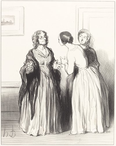 (1er Bas Bleu) - Aprovechemos la ocasión... de Honoré Daumier