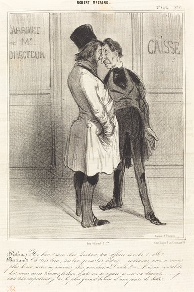 ¡Eh bien! mi querido director... de Honoré Daumier