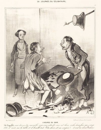 5 de la tarde de Honoré Daumier