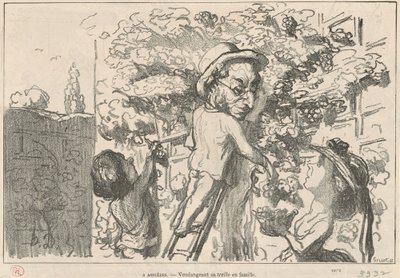 En Asnières de Honoré Daumier