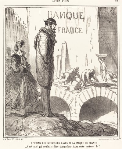 A propósito de... las bodegas del Banco de Francia de Honoré Daumier