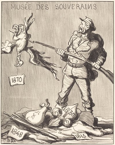 ¿A quién le toca? de Honoré Daumier