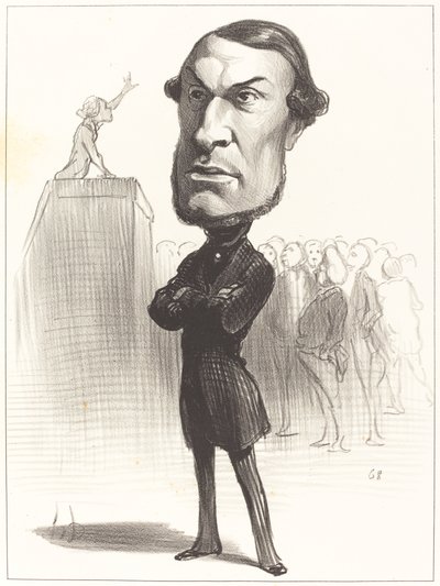 Achille Fould de Honoré Daumier
