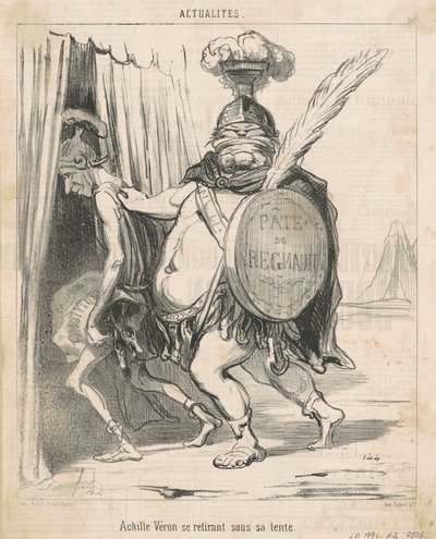 Achille Véron se retira a su tienda de Honoré Daumier