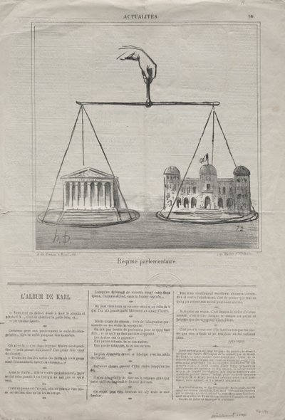 Actualidades (No. 10): Régimen Parlamentario de Honoré Daumier