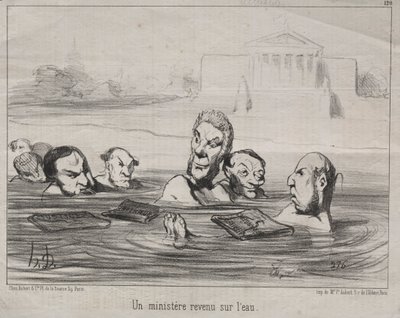 Actualidades (No. 120): Un Ministro regresa al agua de Honoré Daumier