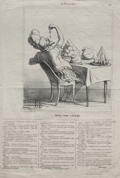 Actualidades (No. 43): Marzo sin Cuaresma de Honoré Daumier
