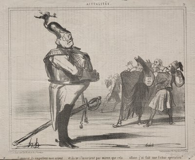 Actualidades (No. 71): ¿Por qué se llevan mi dinero...? de Honoré Daumier