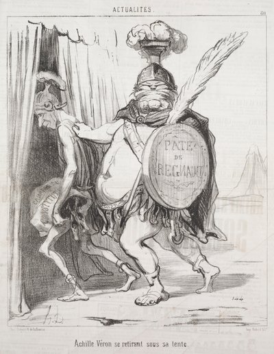 Actualidades: Aquiles Retirándose a su Tienda de Honoré Daumier