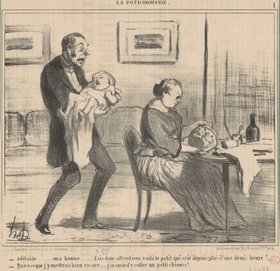 Adélaide... mi buena... hazlo... de Honoré Daumier