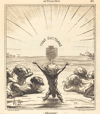 ¡Adorémosle! de Honoré Daumier