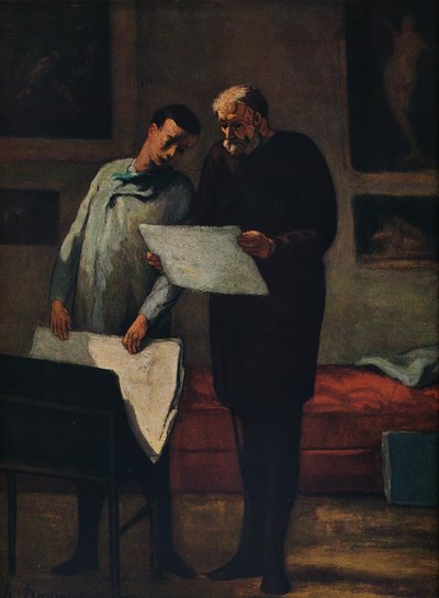 Consejo a un joven artista de Honoré Daumier