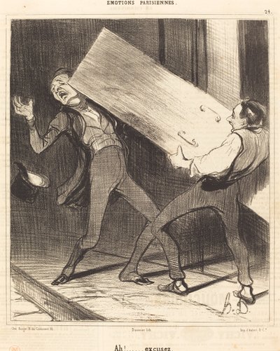 ¡Ah! Disculpe de Honoré Daumier