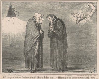 ¡Ah! Mi pobre señora Chaffarou... de Honoré Daumier
