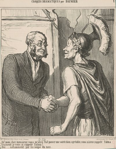 ¡Ah! Mi querido señor, usted me ha de Honoré Daumier