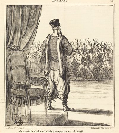 Ah! eso... ya no parecen ocuparse de mí de Honoré Daumier