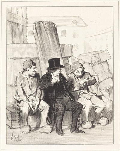 Así que, mi amigo, a los veintidós años... de Honoré Daumier