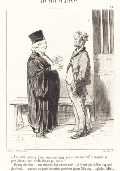 Así que, aunque te lo confieso... de Honoré Daumier