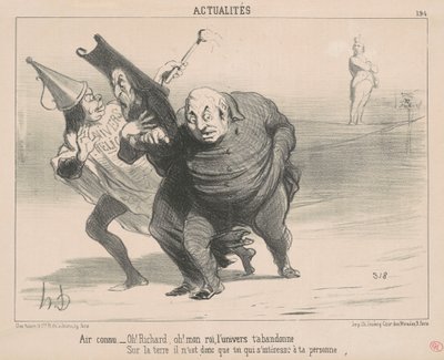 Aire conocido: ¡Oh! Richard, ¡Oh! Mi rey de Honoré Daumier