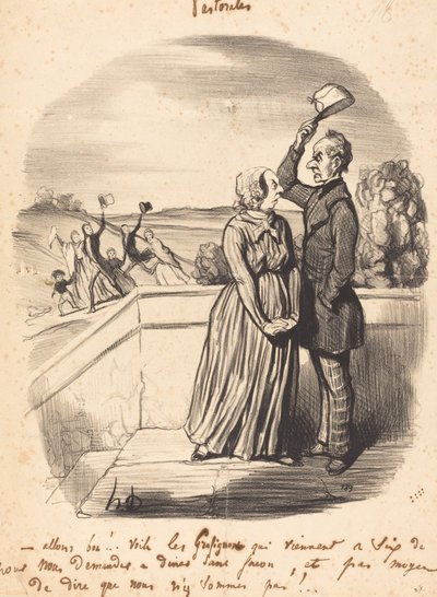 ¡Vamos!... ahí están los grafismos... de Honoré Daumier